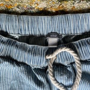 Aerie Pinstripe Denim Joggers